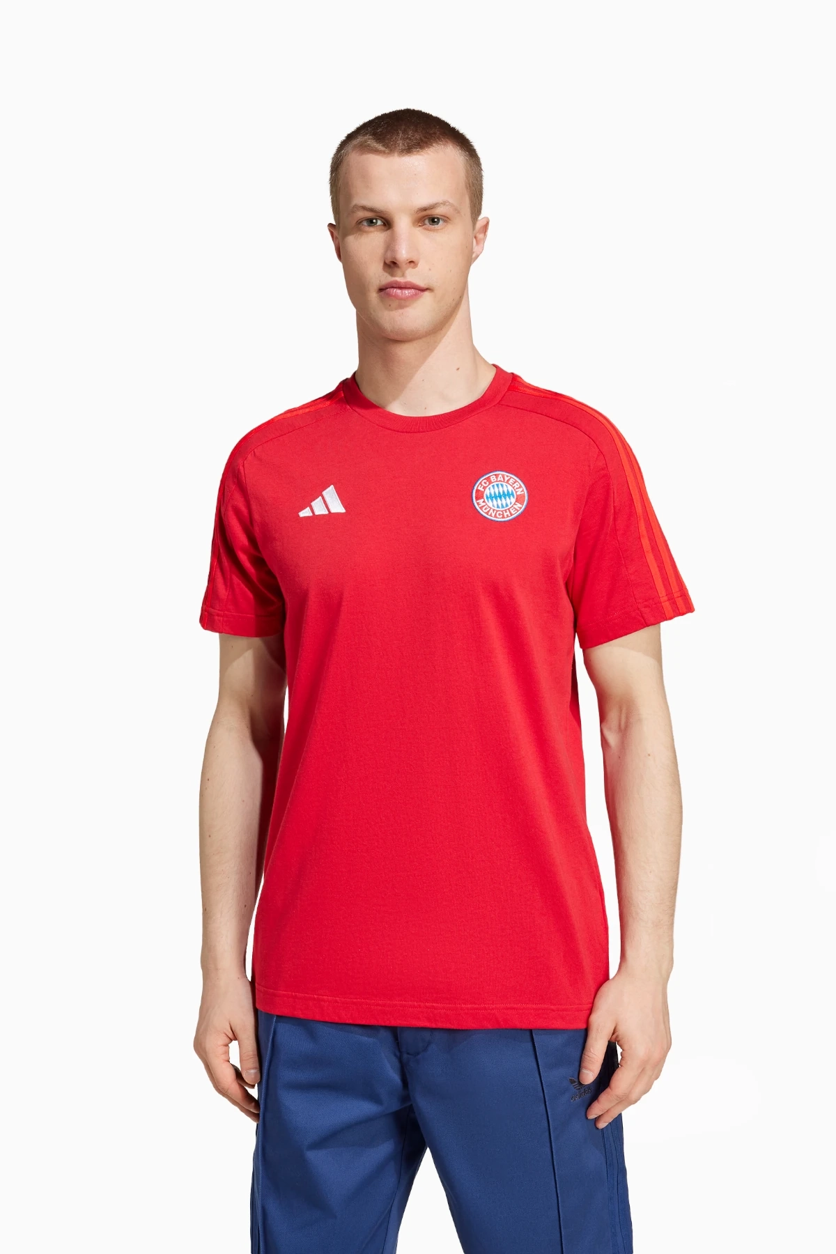 Koszulka adidas FC Bayern 25/26 Tee - Czerwony