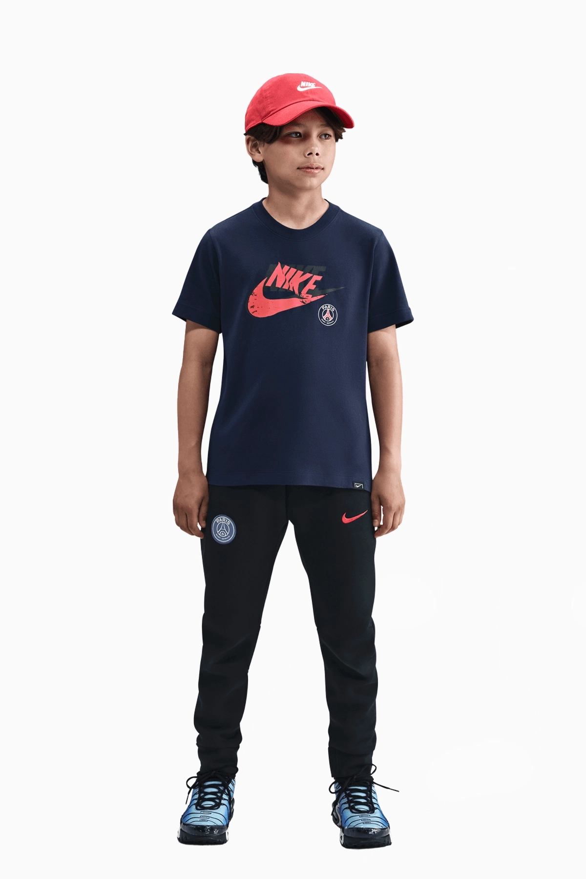 Koszulka Nike PSG 25/26 Futura Tee Junior - Granatowy
