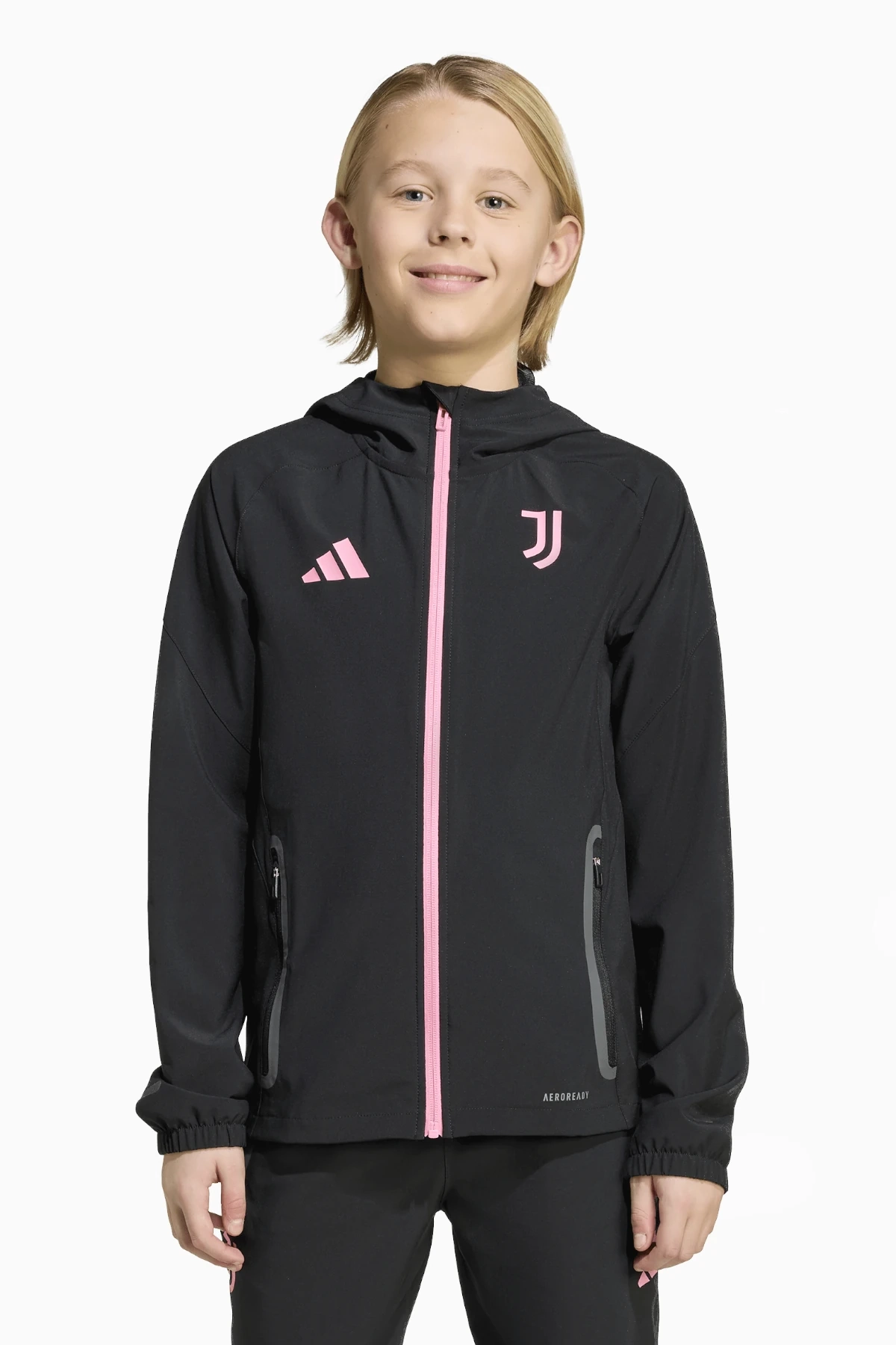 Kurtka adidas Juventus FC 25/26 Competition Vis Tech Travel Junior - Czarny