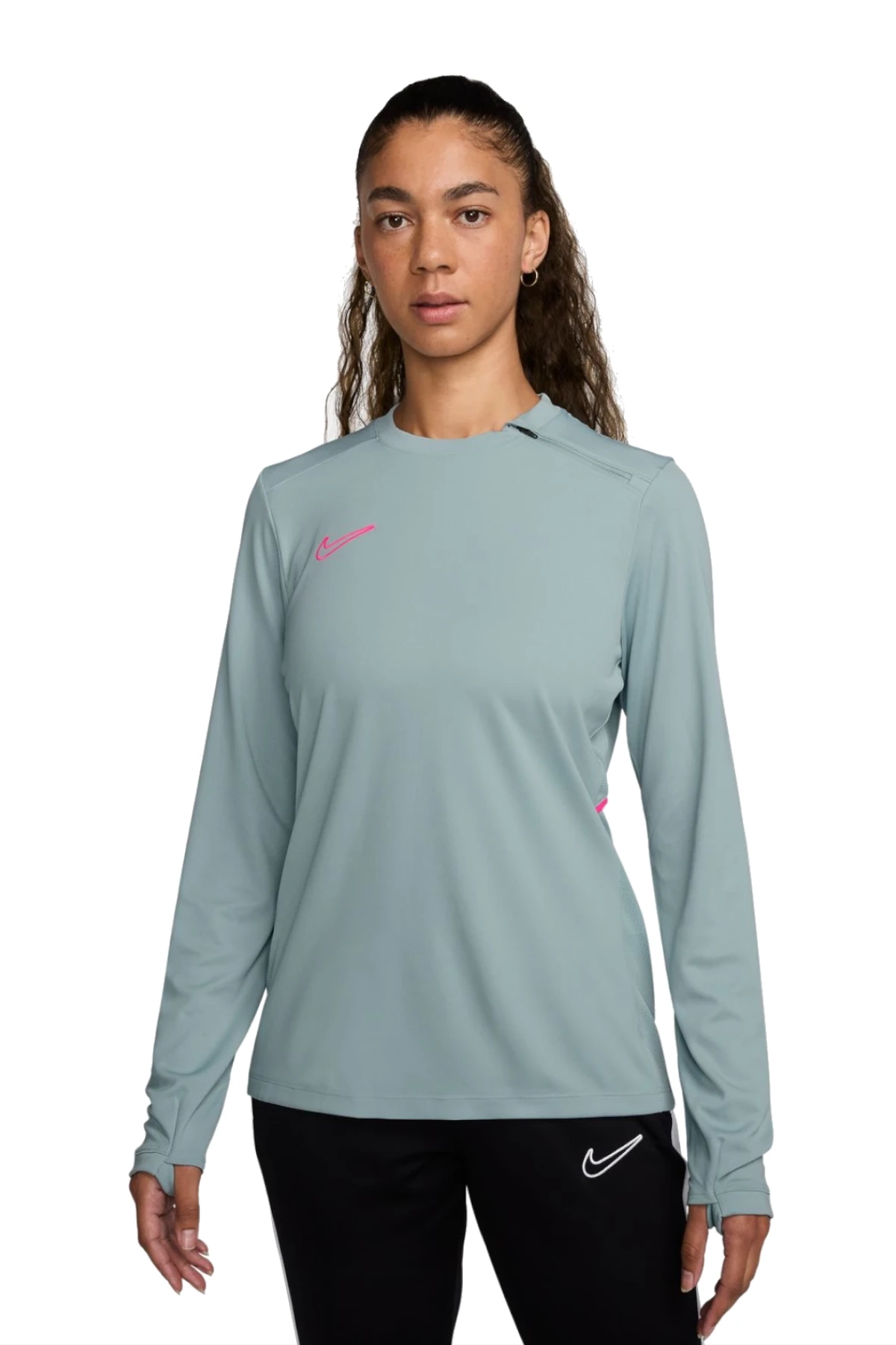 Koszulka z długim rękawem Nike Dri-FIT Academy 25 Damska - Miętowy