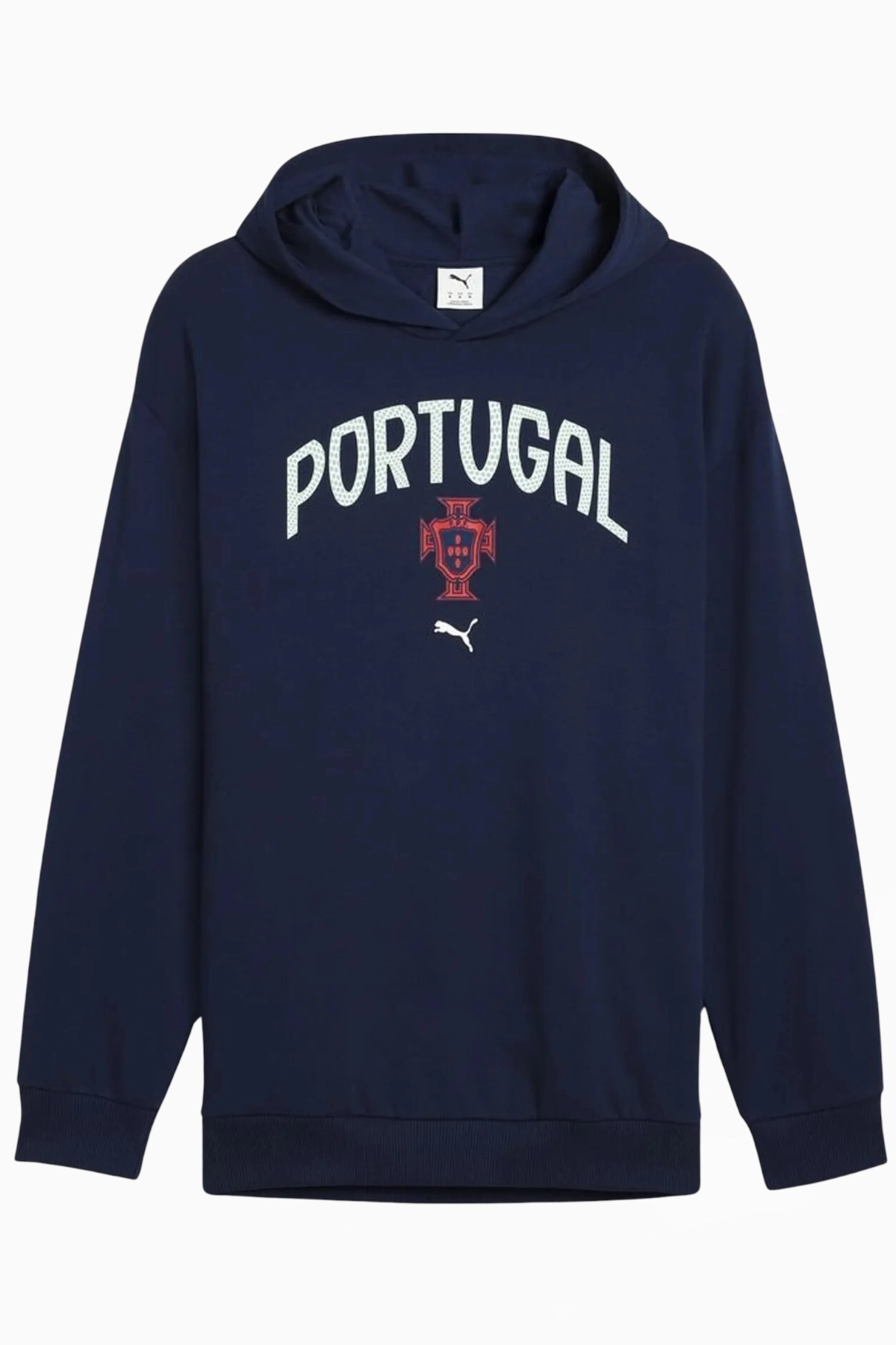 Bluza z kapturem Reprezentacji Portugalii Puma 2025 ftblNRGY+ - Granatowy