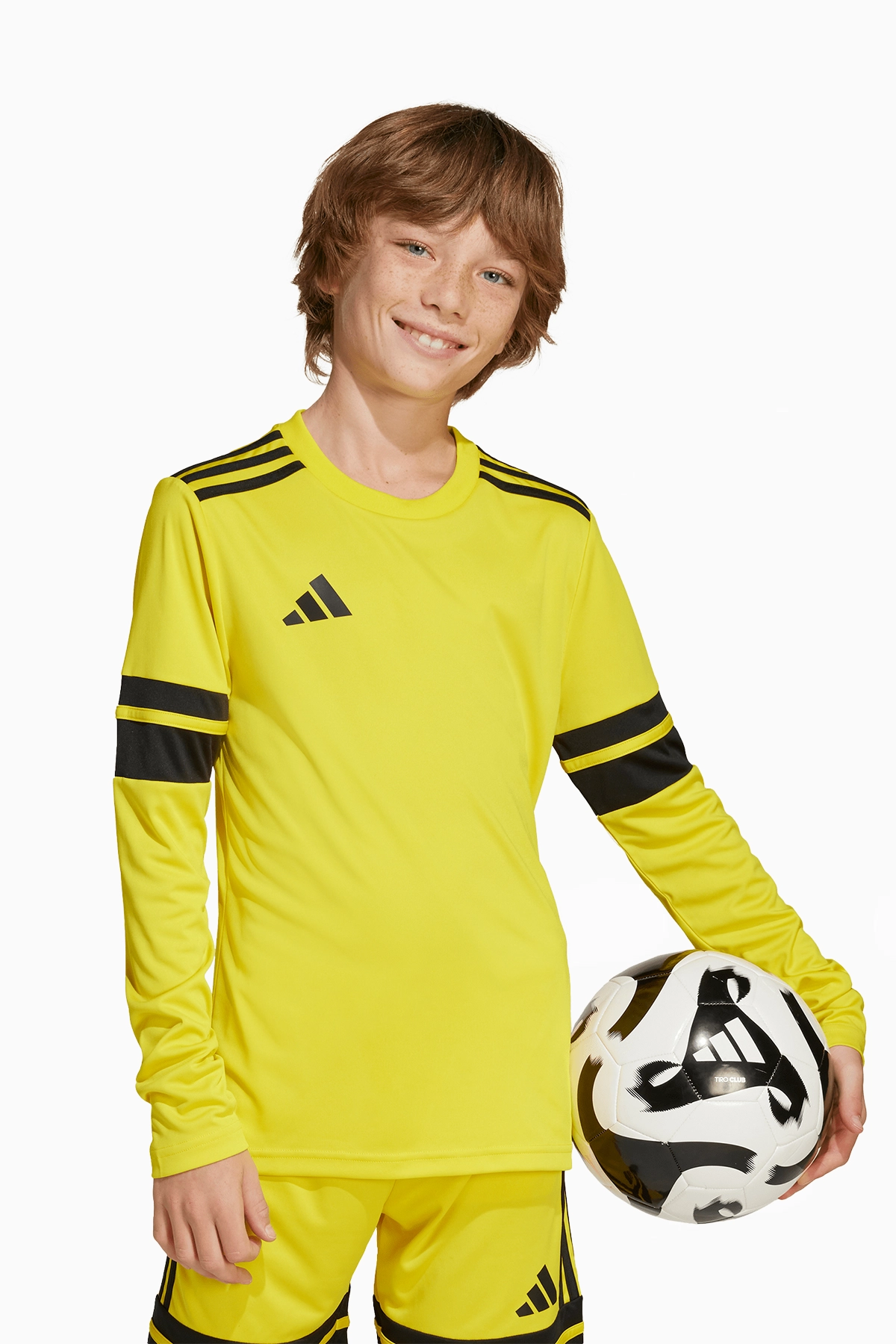 Koszulka z długim rękawem adidas Squadra 25 Junior - Żółty