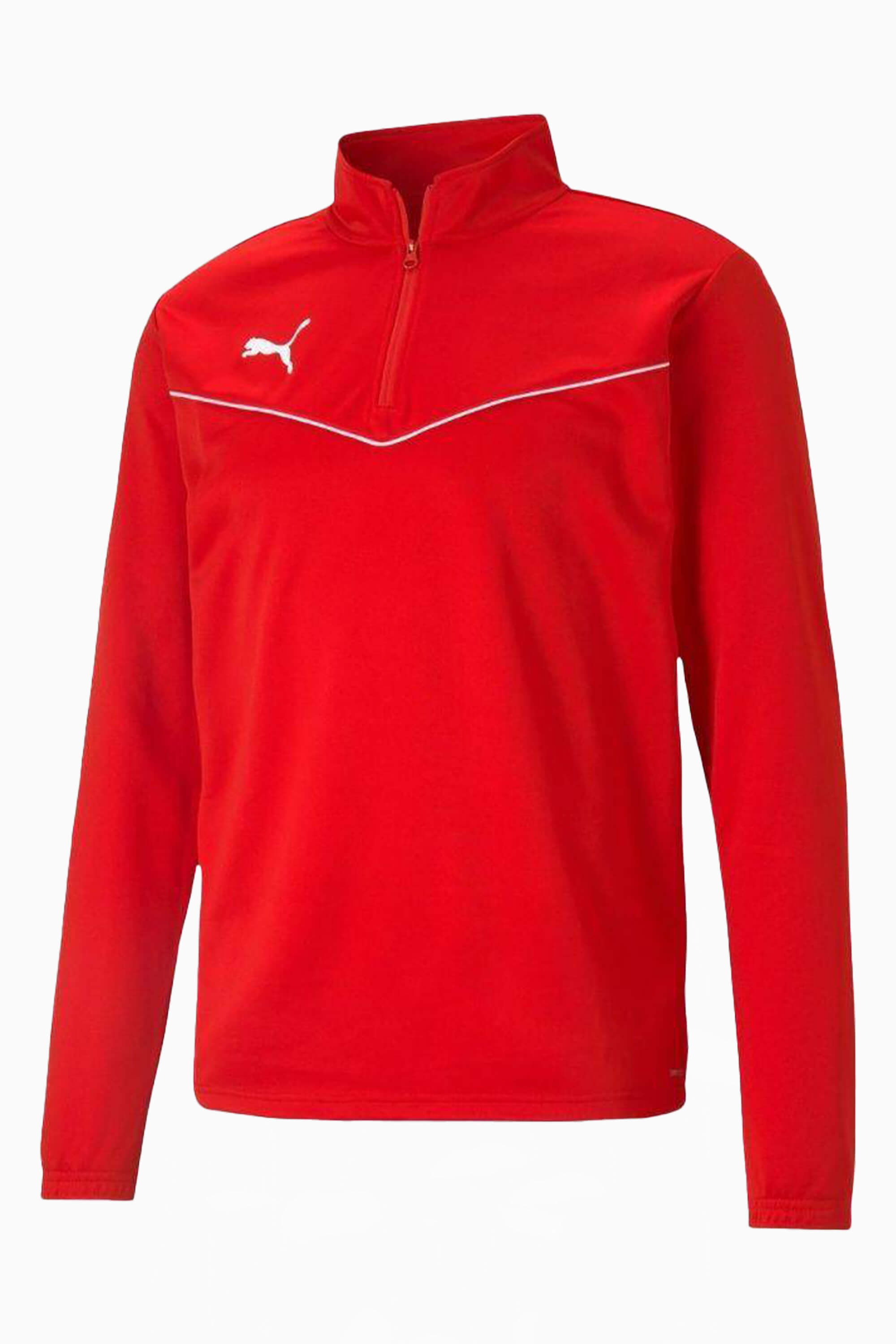 Bluza Puma teamRISE 1/4 Zip Top Junior - Czerwony