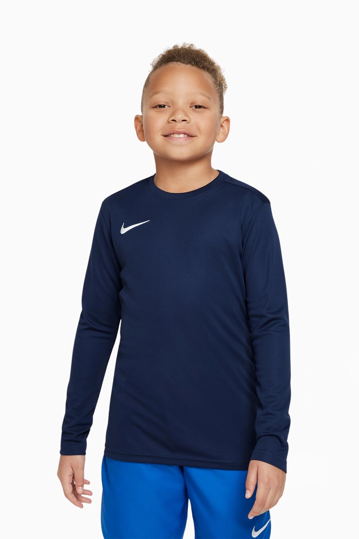 Koszulka z długim rękawem Nike Dry Park VII Junior - Granatowy