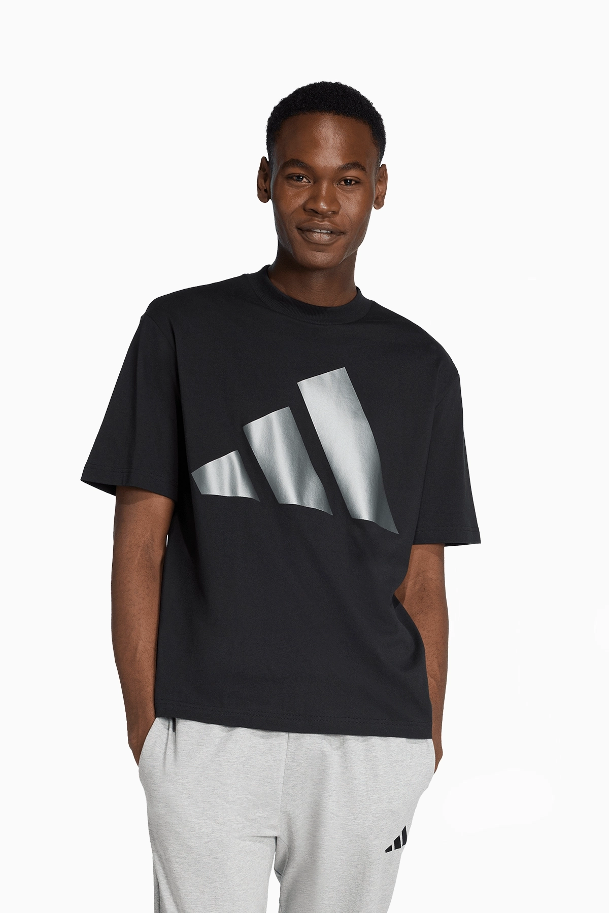 Koszulka adidas Holiday Big Logo - Czarny