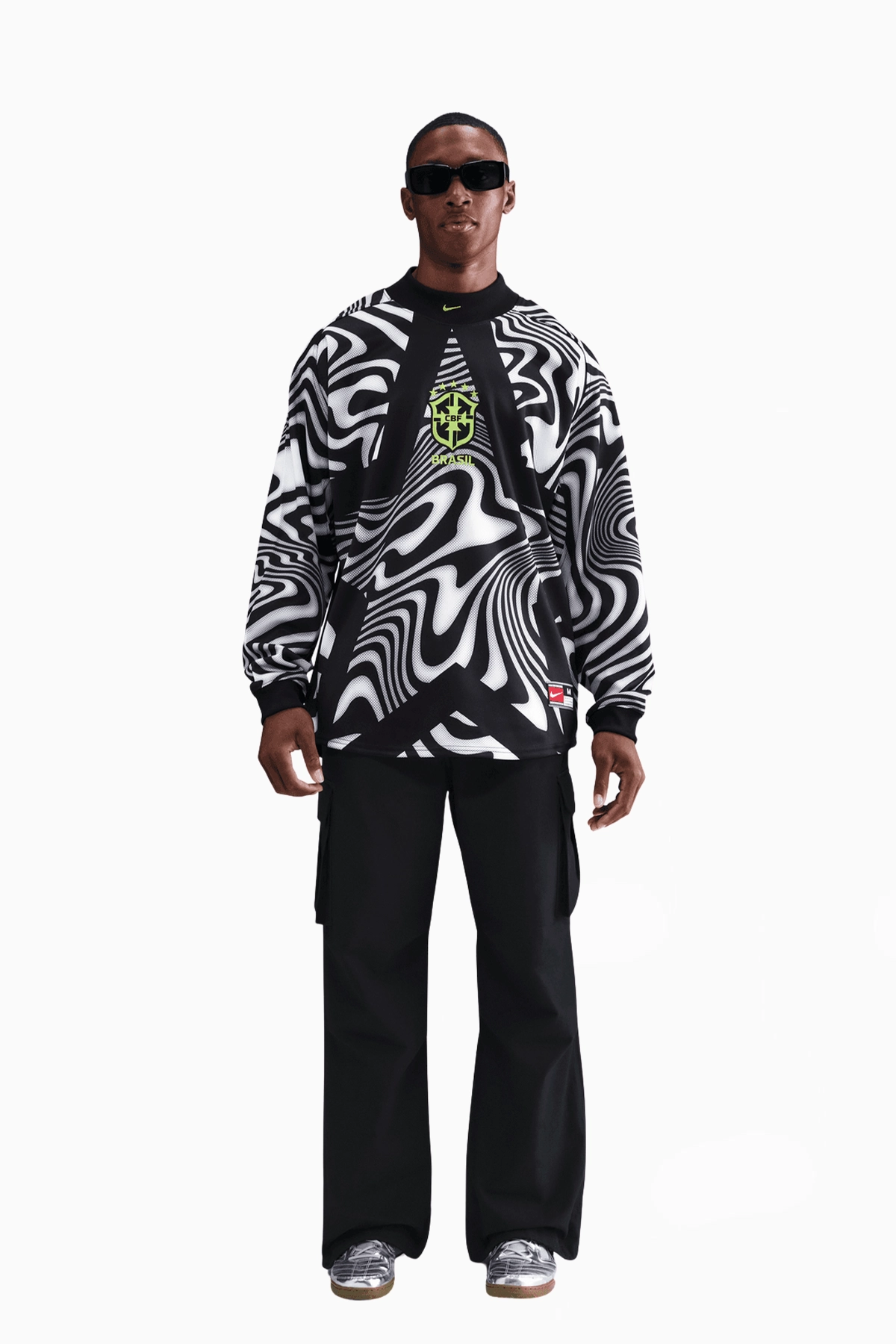 Koszulka z długim rękawem Reprezentacji Brazylii Nike Goalkeeper Authentic