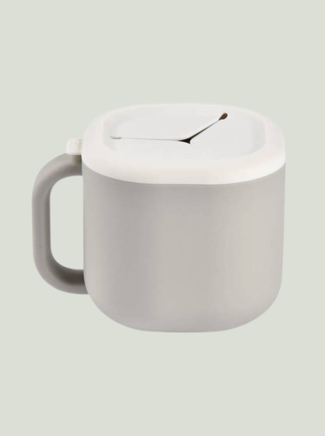 Beaba Silikonowy kubek niewysypek na przekąski Pick 'n' Snack velvet grey