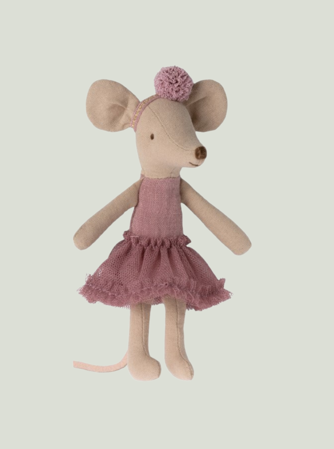 MAILEG Myszka - Ballerina mouse, Big sister - heather