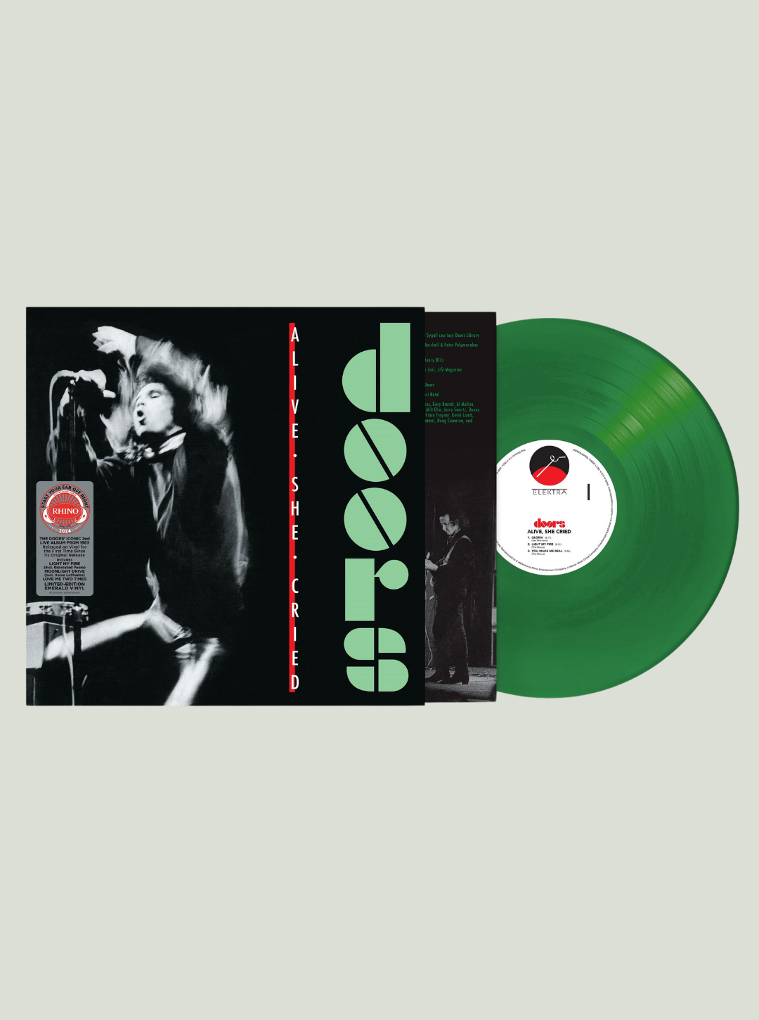 Płyta winylowa The Doors - Alive She Cried (Limited Edition) (Translucent Emerald Vinyl)