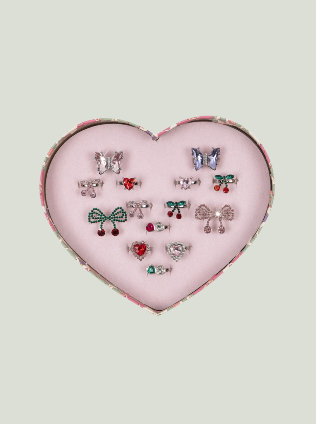 Zestaw pierścionków DREAMY RING SET 14 PCS Multi Konges Sløjd