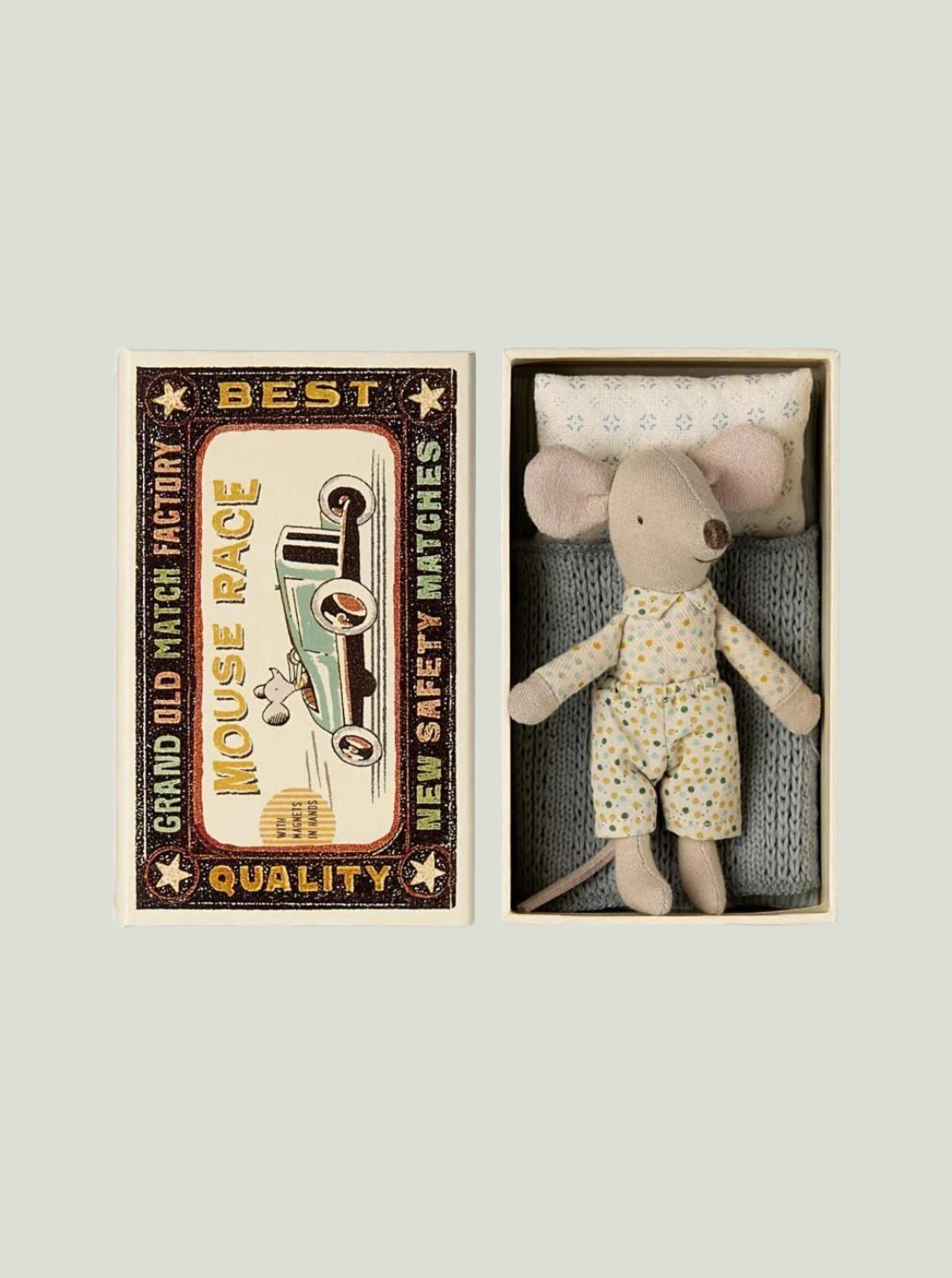 MAILEG Myszka w pudełku po zapałkach, Little brother