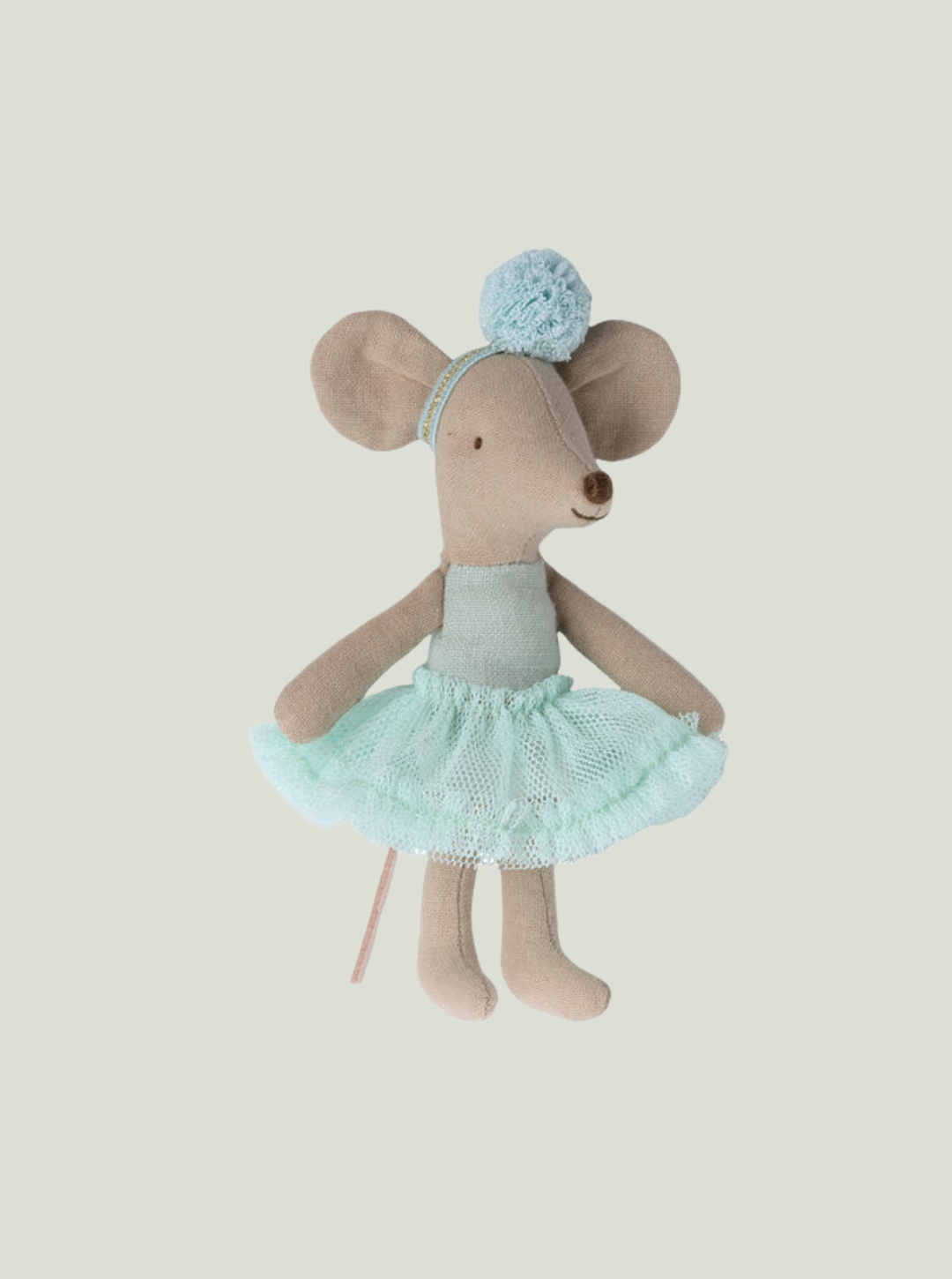 MAILEG Myszka - Ballerina mouse, Little sister - Light mint
