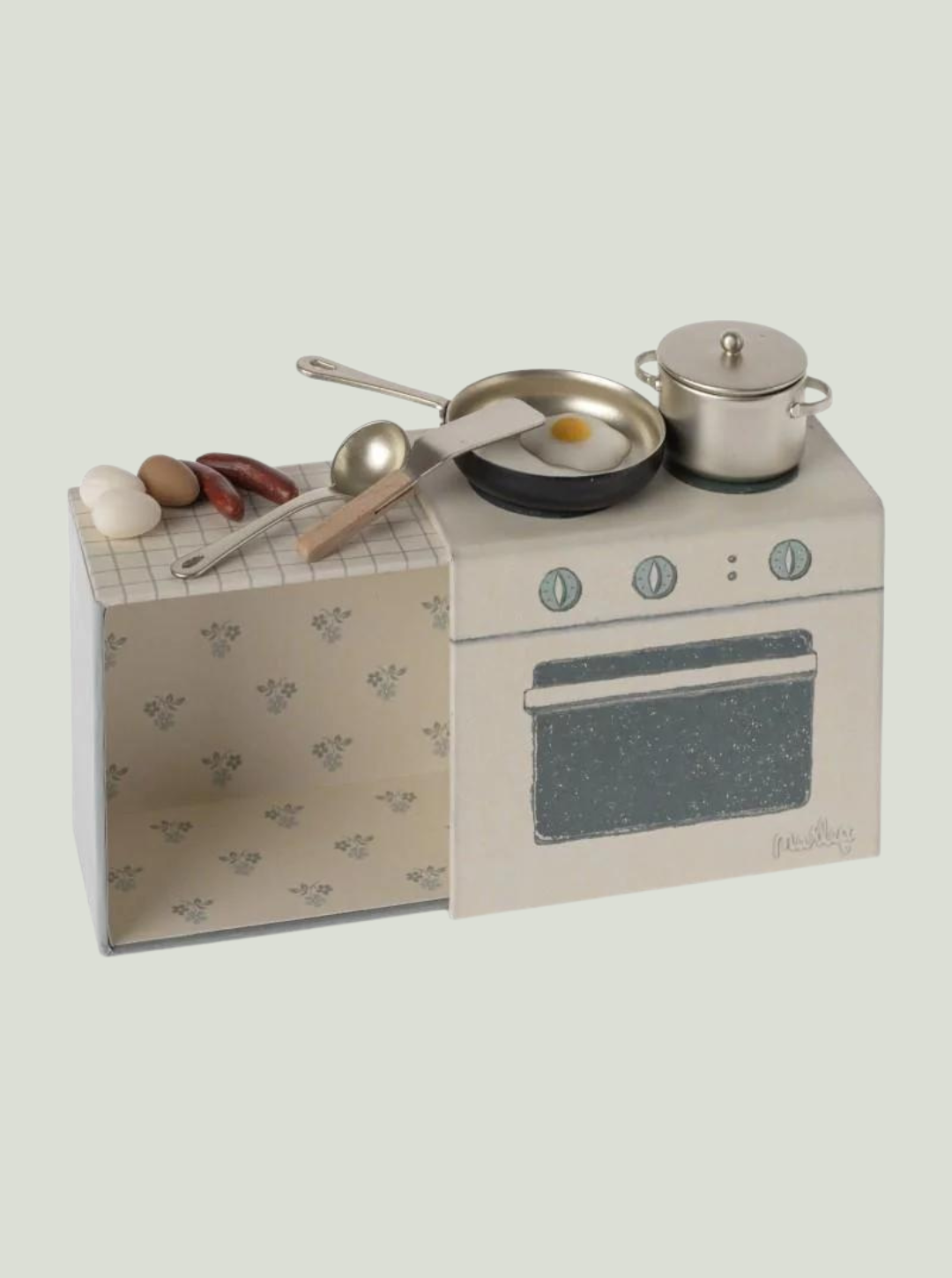 Maileg - Akcesoria dla lalek, zestaw kuchenny Mouse