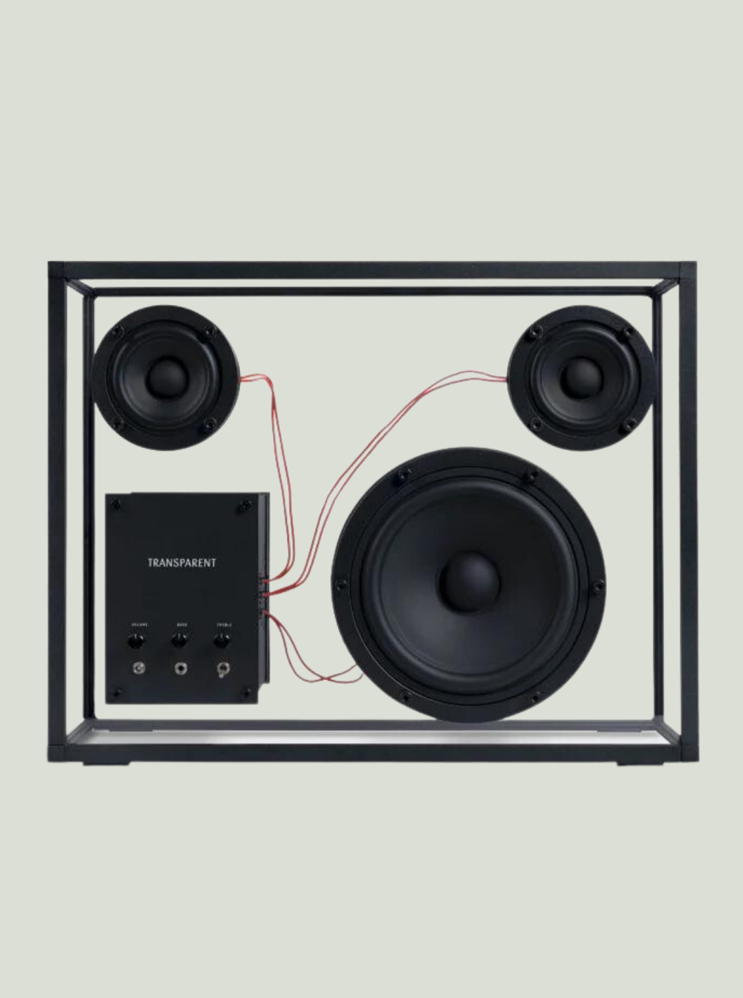 Głośnik Transparent Speaker Red TRANSPARENT