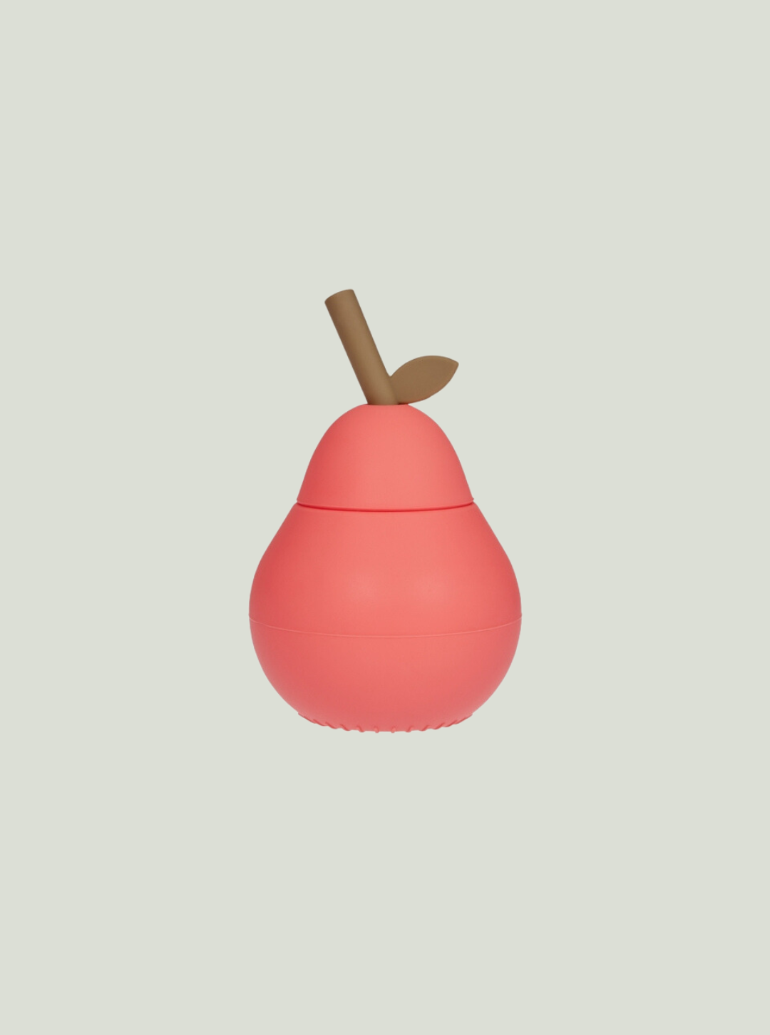 Kubek ze słomką Pear Cup Cherry Red OYOY