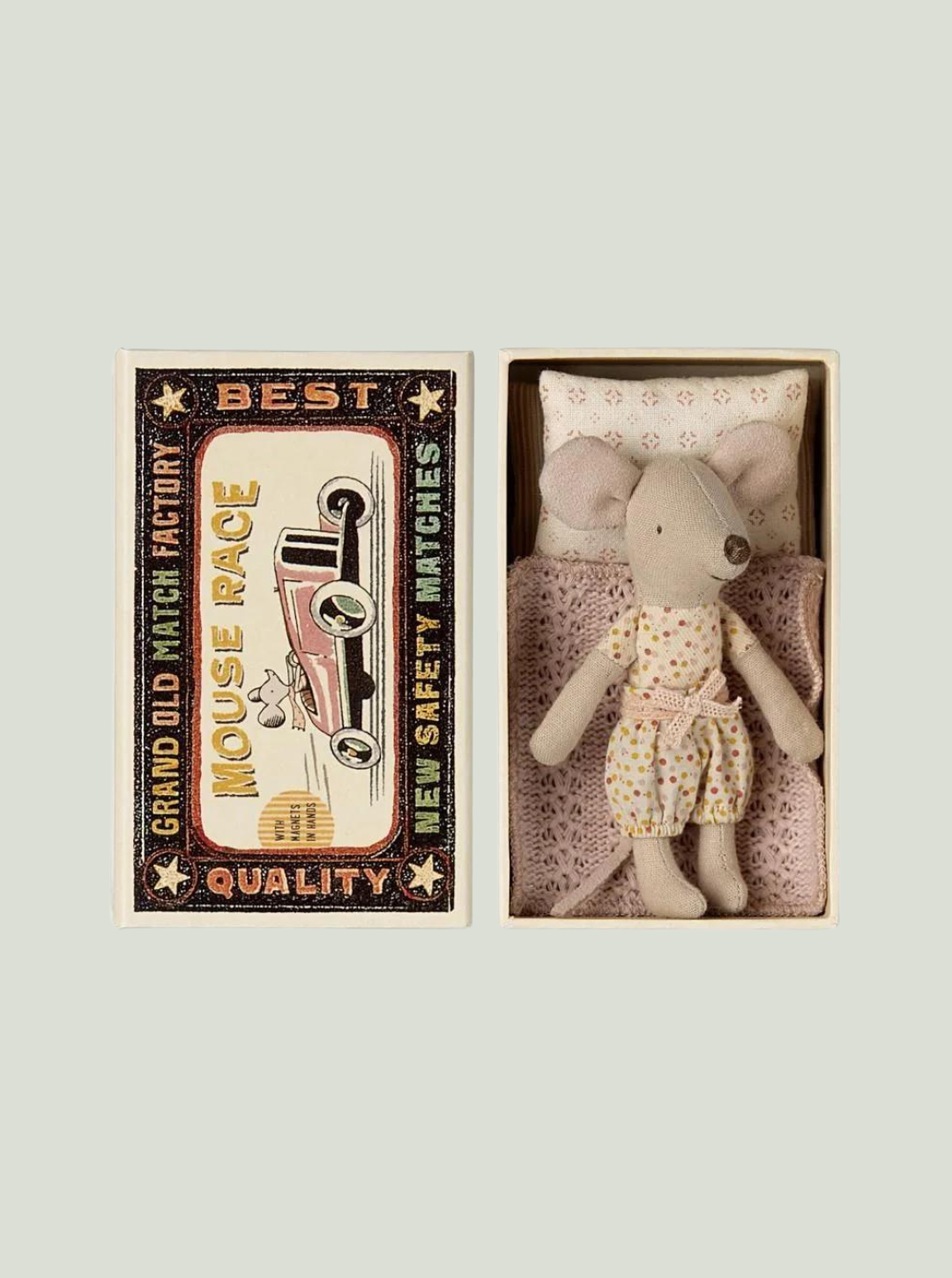 MAILEG Myszka w pudełku po zapałkach, Little sister