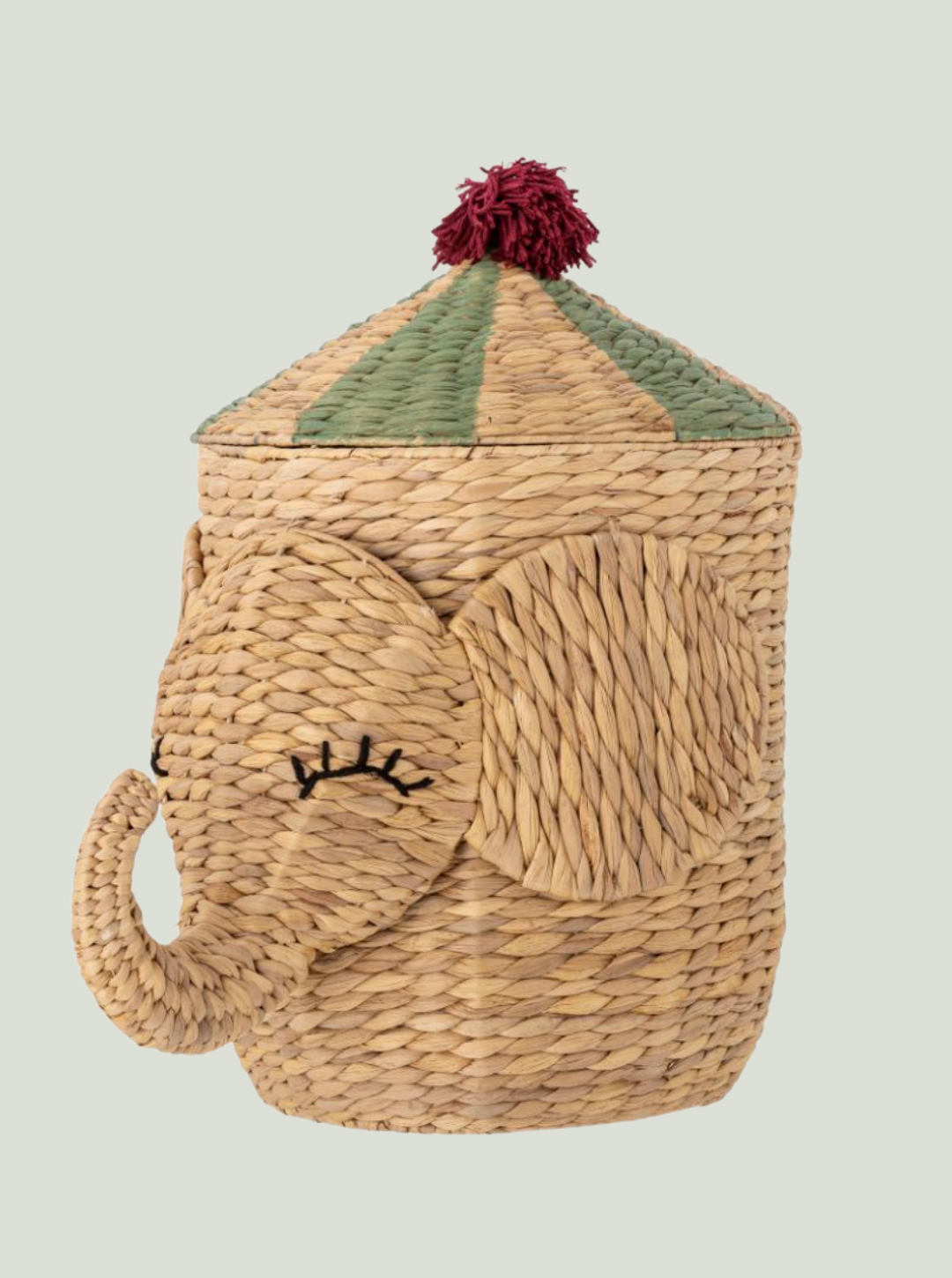 Koszyk Bobo z pokrywką, Nature, Hiacynt wodny BLOOMINGVILLE MINI