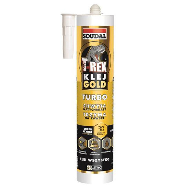 T-REX GOLD TURBO klej montażowy superszybki 290ml Soudal