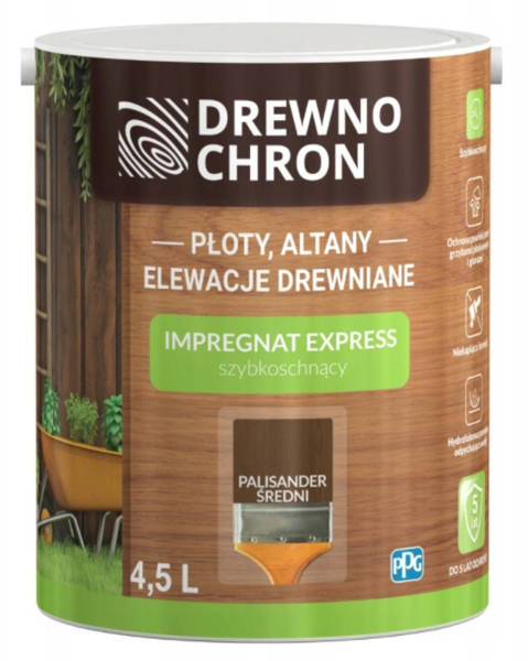 Impregnat Drewnochron Express 4,5L Palisander