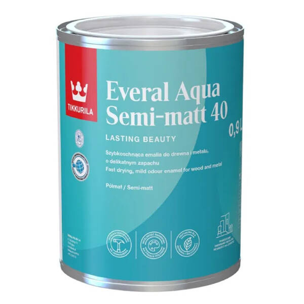 Emalia akrylowa Tikkurila Everal 40 Semi Matt 0,9l