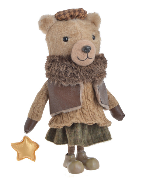 Miś ONA stojący pluszowy brązowy 45cm