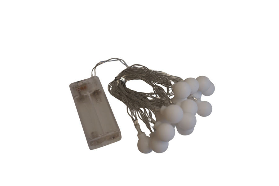 Lampki na baterie 20 LED kulki 2m multicolor