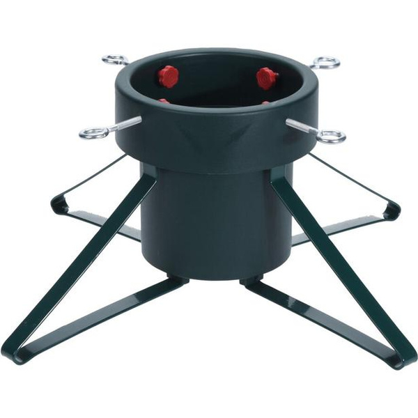 Stojak do choinki metal 4 ramienny max 2m zielony z pojemnikiem na wodę 1,8l 46cm
