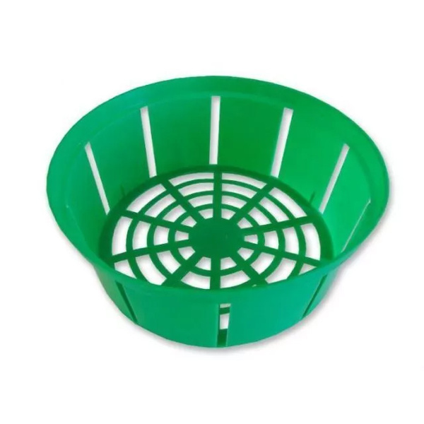 Koszyk na cebulki Okrągły, zielony 25x8cm