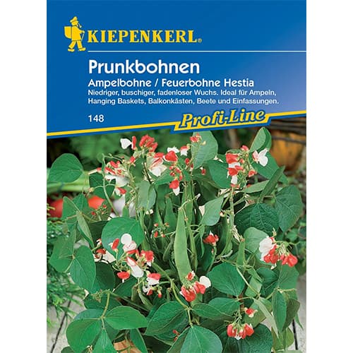 1 ob, Fazole mnohokvětá Hestia - : Monžstvo balíkov: 1 ob