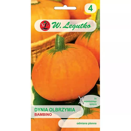 1 szt, Tök gigant Bambino - Magok: Mod de ambalare: 4 g