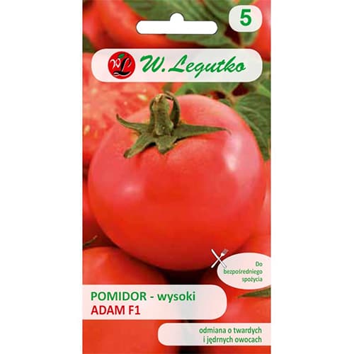 1 szt, Tomate Adam F1 - Samen: Ilość w opakowaniu: 0.3 g