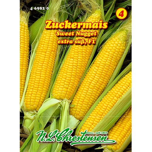 1 szt, Zuckermais Sweet Nugget F1 - Samen: Ilość w opakowaniu: 1 Stück