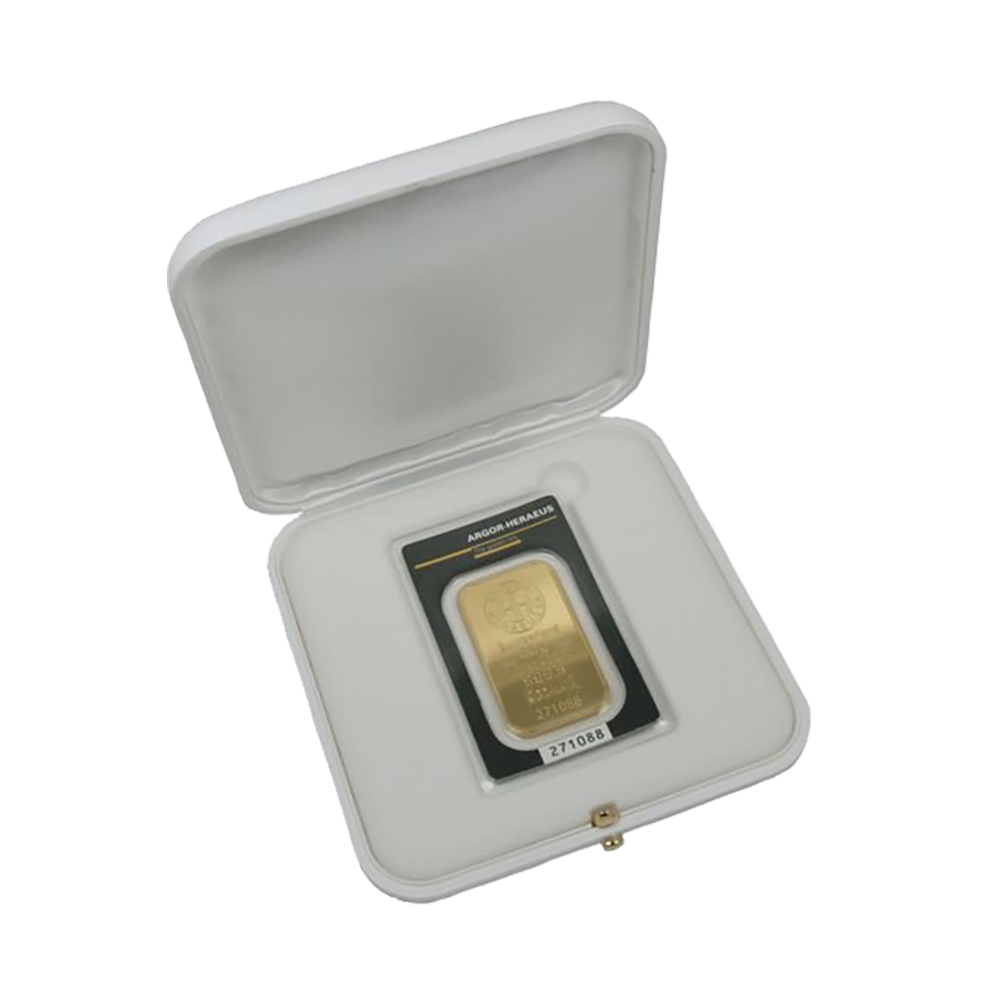 Etui na sztabkę skórzane białe - wysyłka 24 h! - Mennica Skarbowa