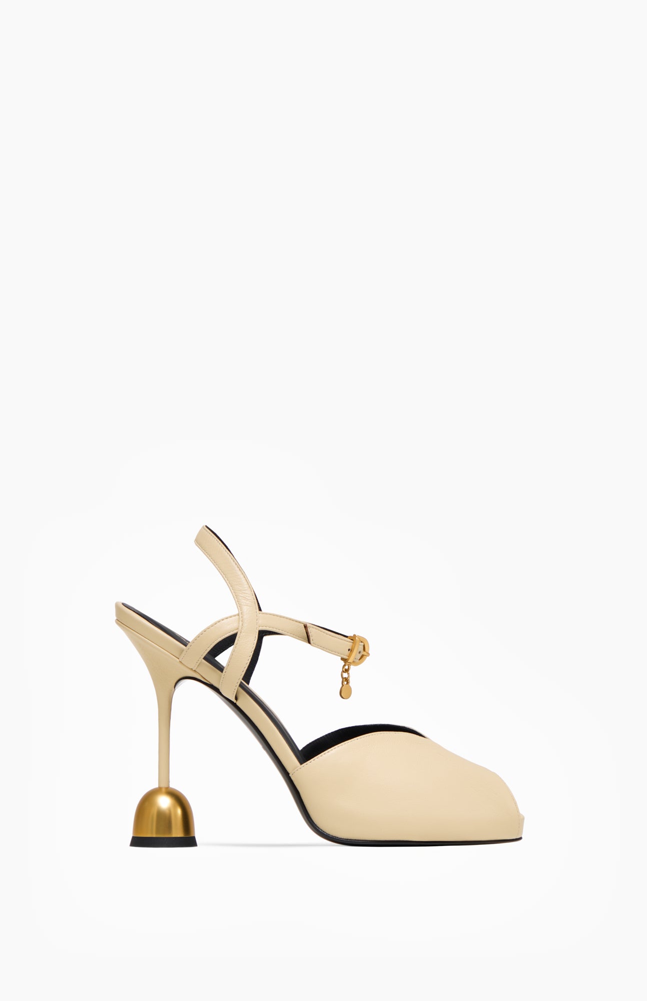 Sandały na obcasie MARILYN IVORY 38 - Vanda Novak