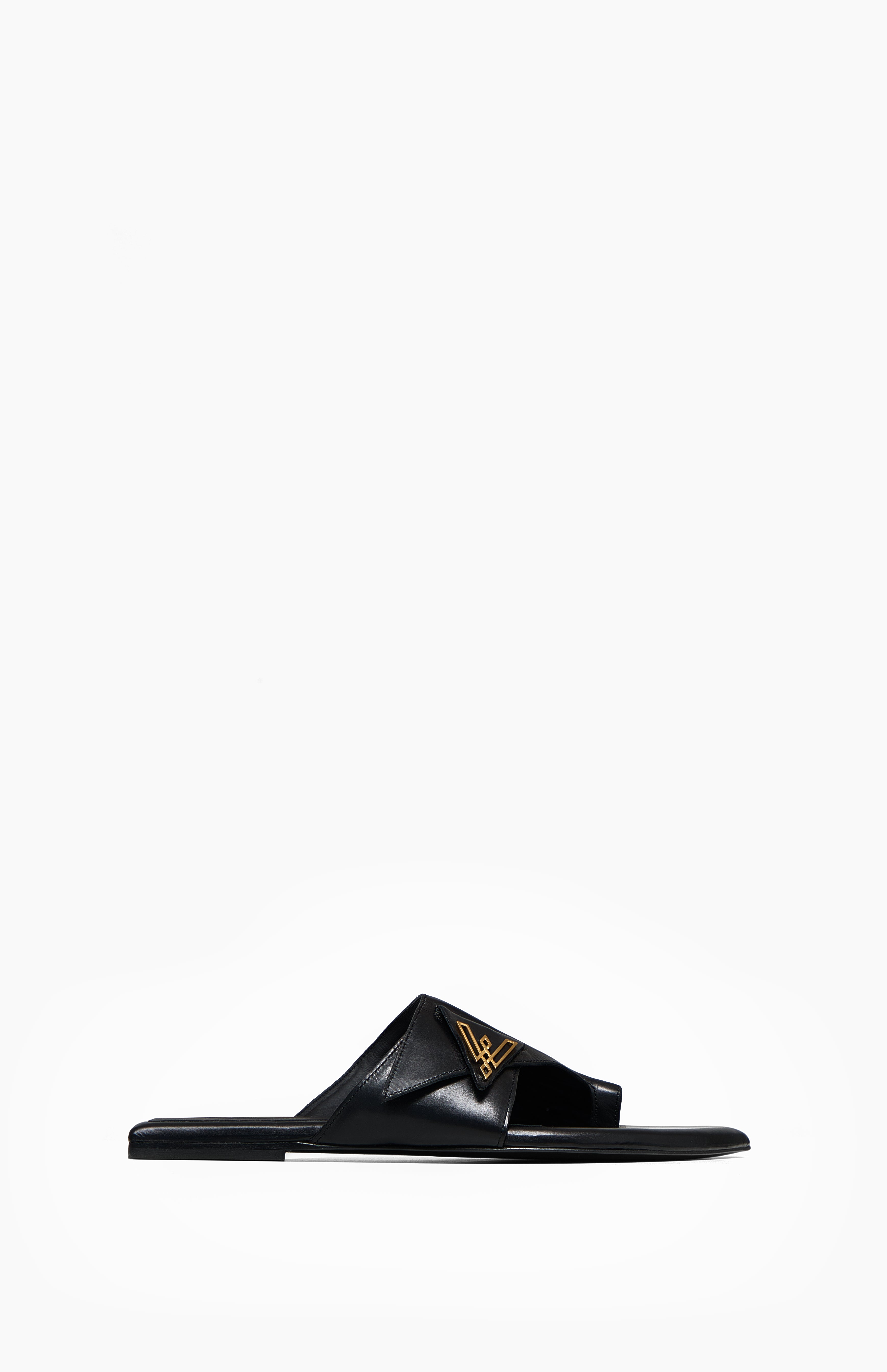 Klapki damskie ABBY DEEP BLACK 36 - Vanda Novak