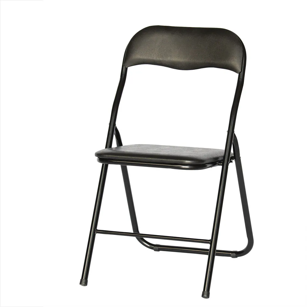 Krzesło składane biurowe ogrodowe Black Premium