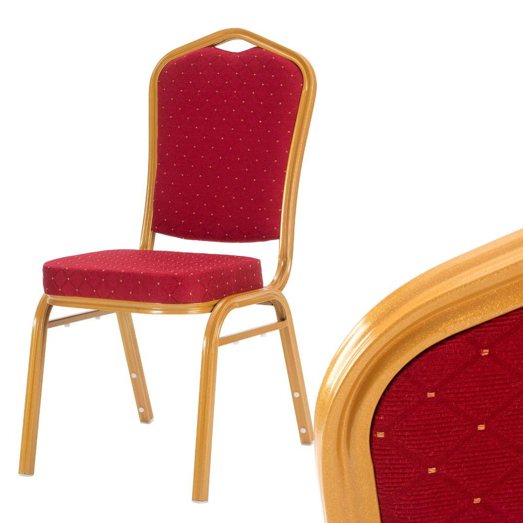 Krzesło bankietowe Rzym rama profilowana - 25x25x12 mm