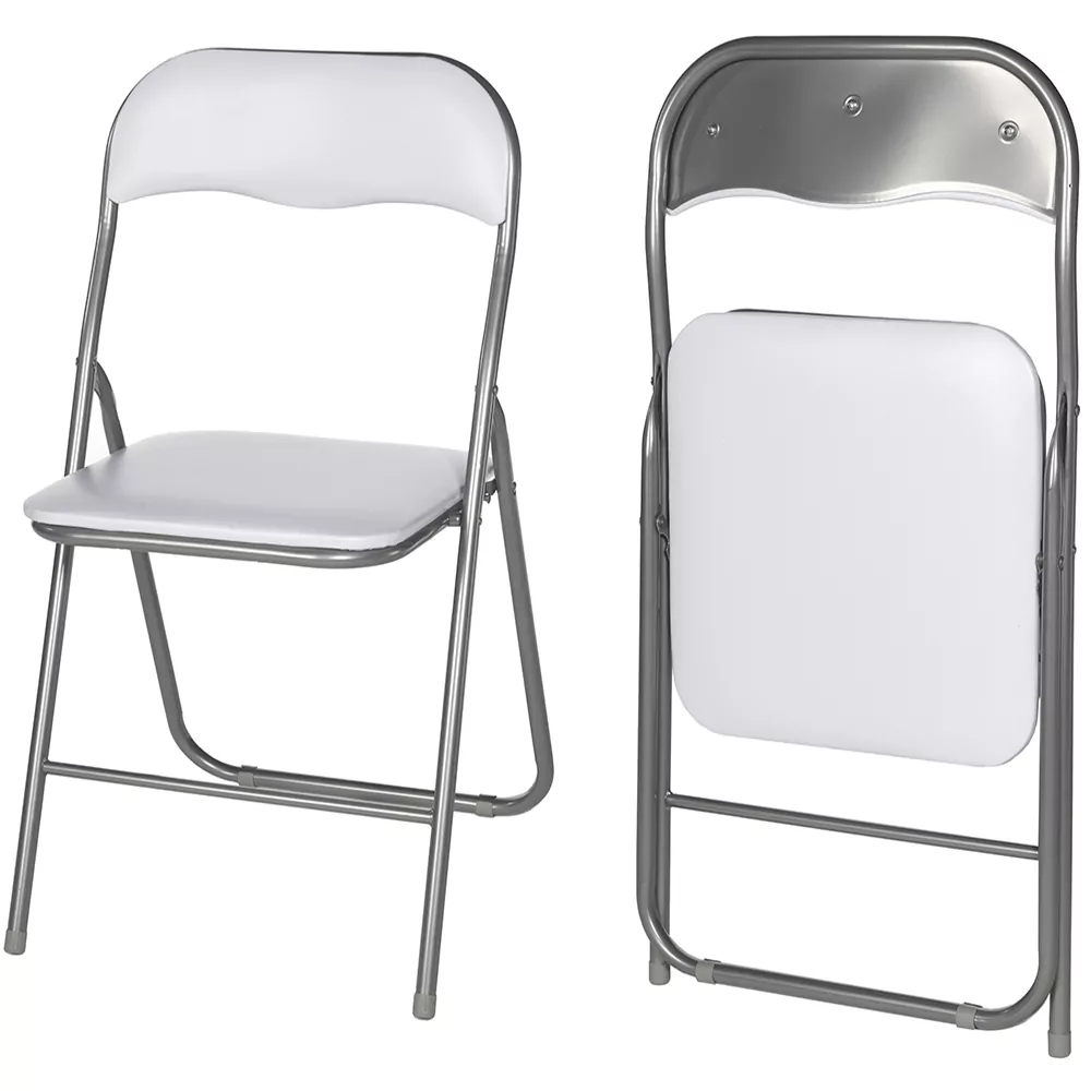 Krzesło składane cateringowe ogrodowe biurowe White