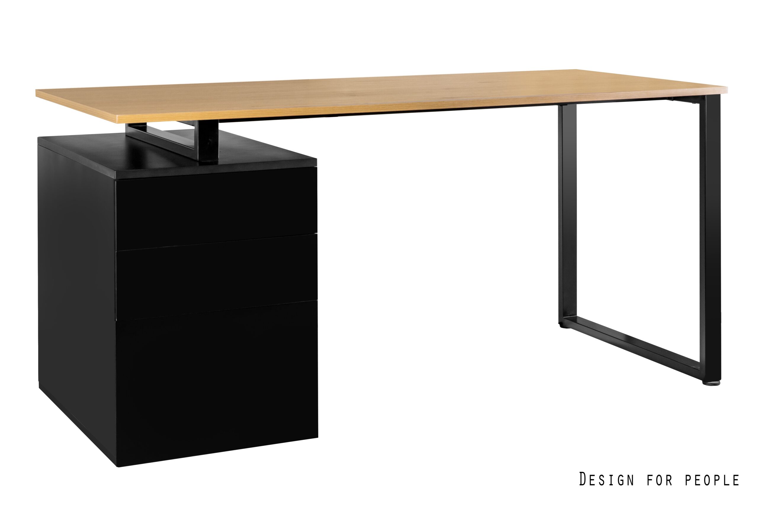 SECA biurko z szafką, 3 szuflady