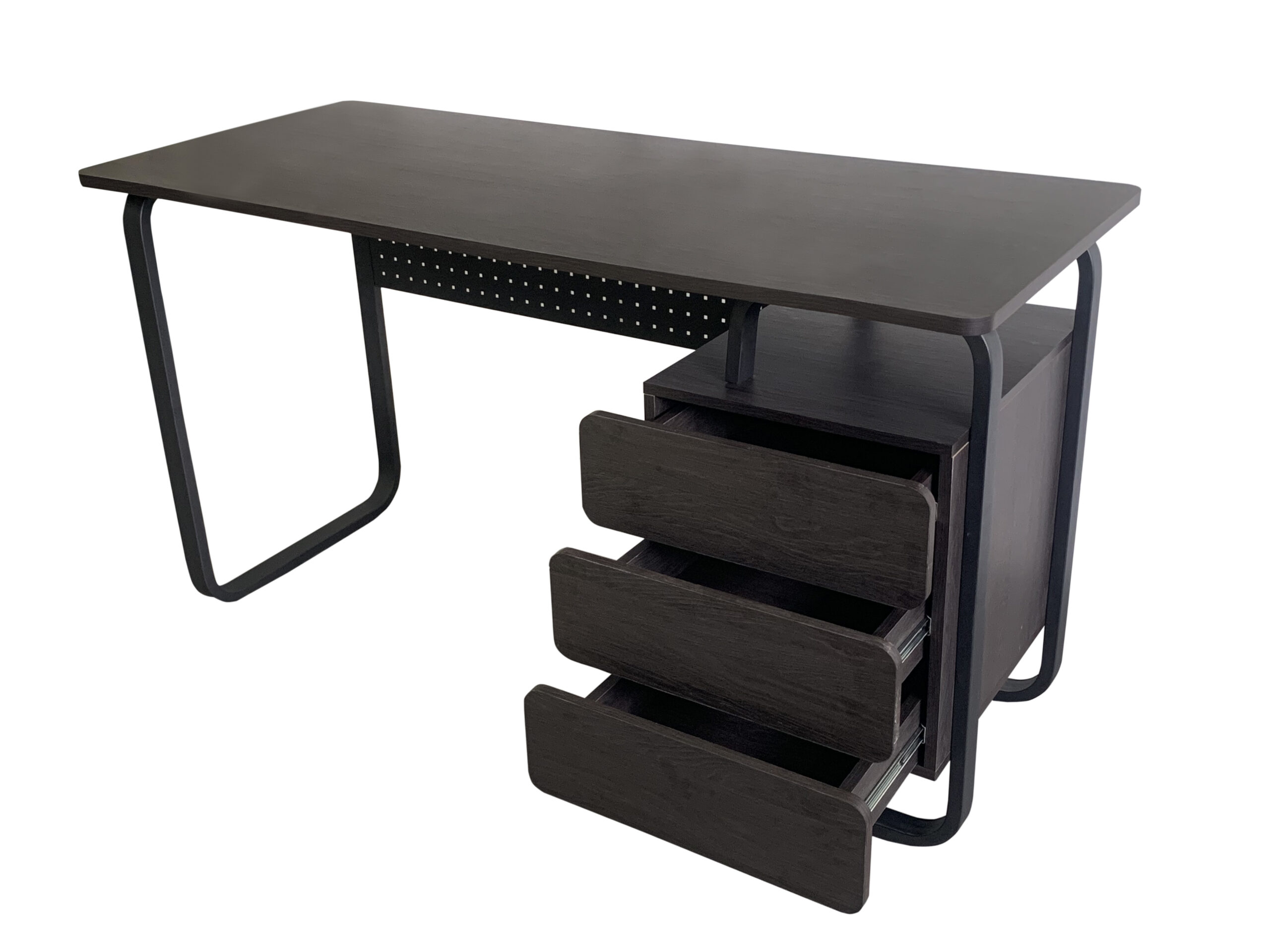 LUKE biurko z wbudowaną szafką, 3 szuflady