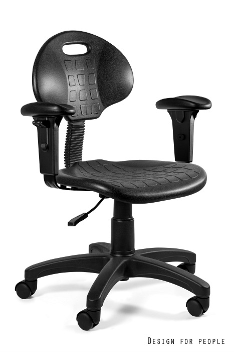 GORION R fotel specjalistyczny czarny, poliuretan