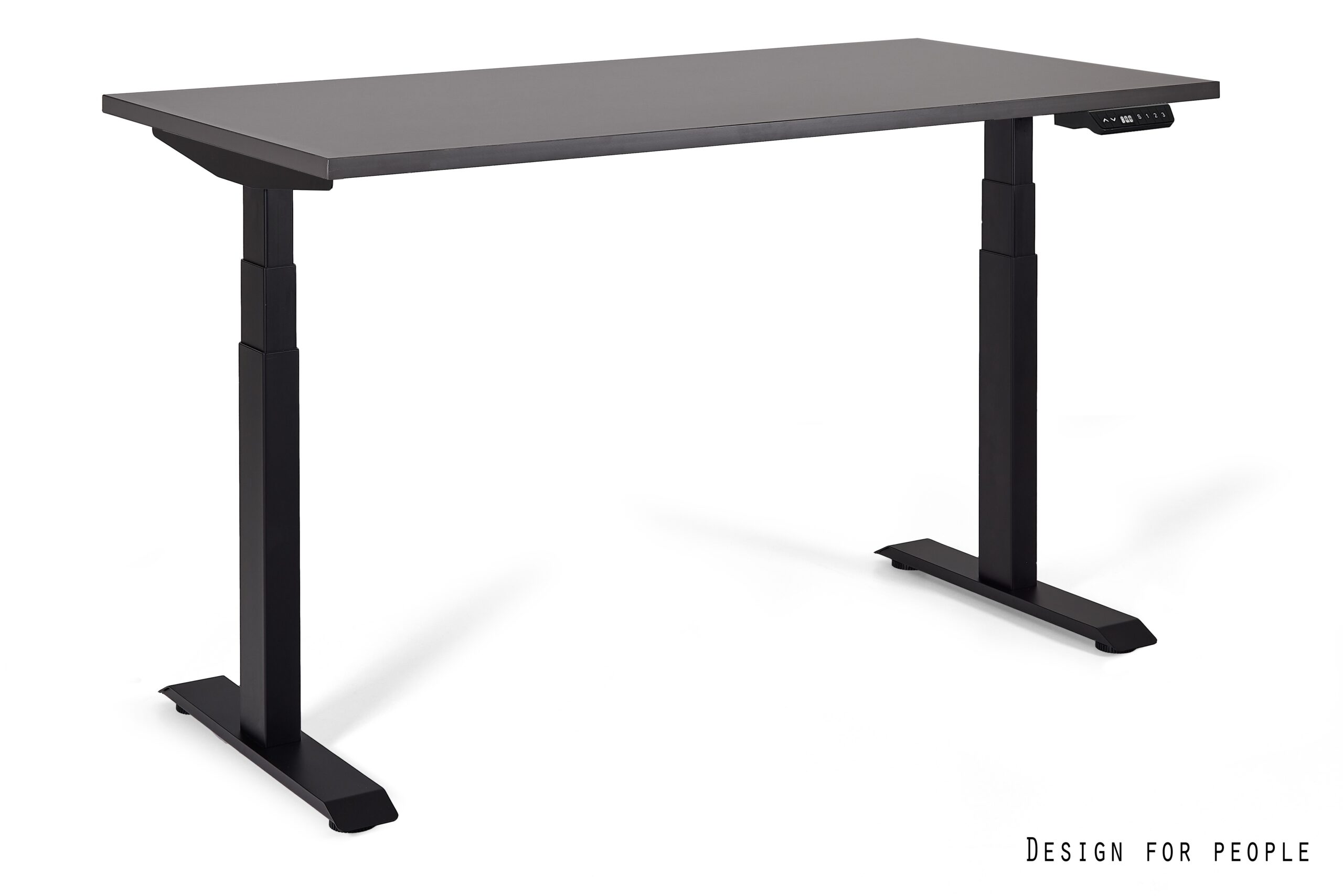 ACTIVE I biurko elektryczne, czarny stelaż, blat 4 kolory