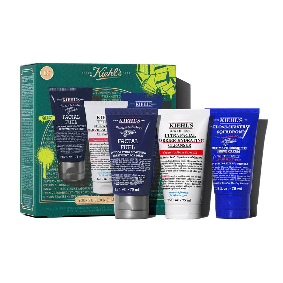 Kiehl's Your 5 O'clock Shadow Shavers - Zestaw kosmetyków do pielęgnacji twarzy dla mężczyzn Set