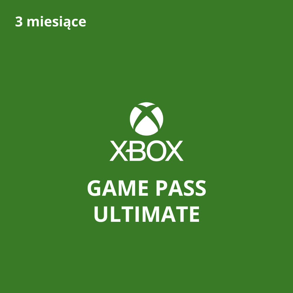 Kod aktywacyjny Microsoft Xbox Game Pass Ultimate 3 miesiące