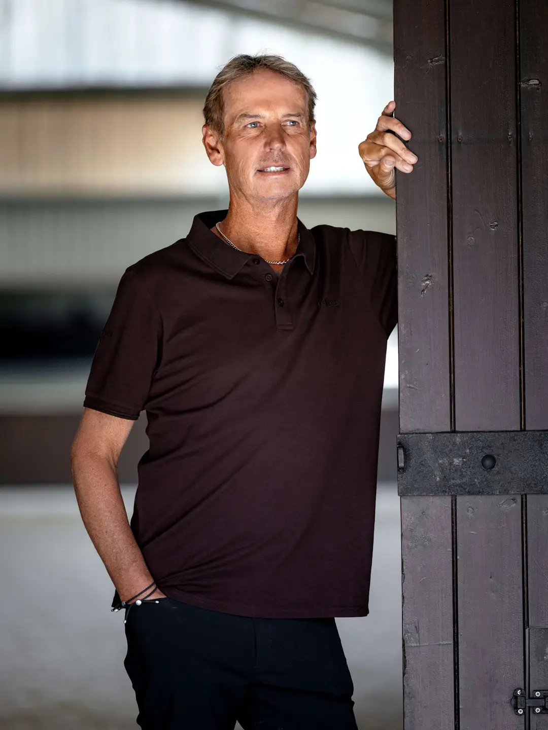 LeMieux LeMieux koszulka Classique Polo Damson, męska