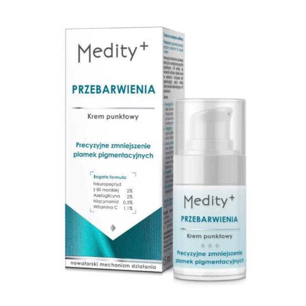Medity+ - krem punktowy na przebarwienia, 15 ml