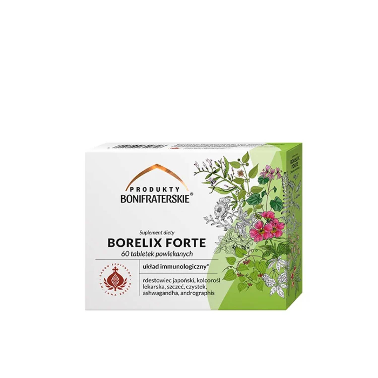 Produkty bonifraterskie borelix forte, 60 tabletek