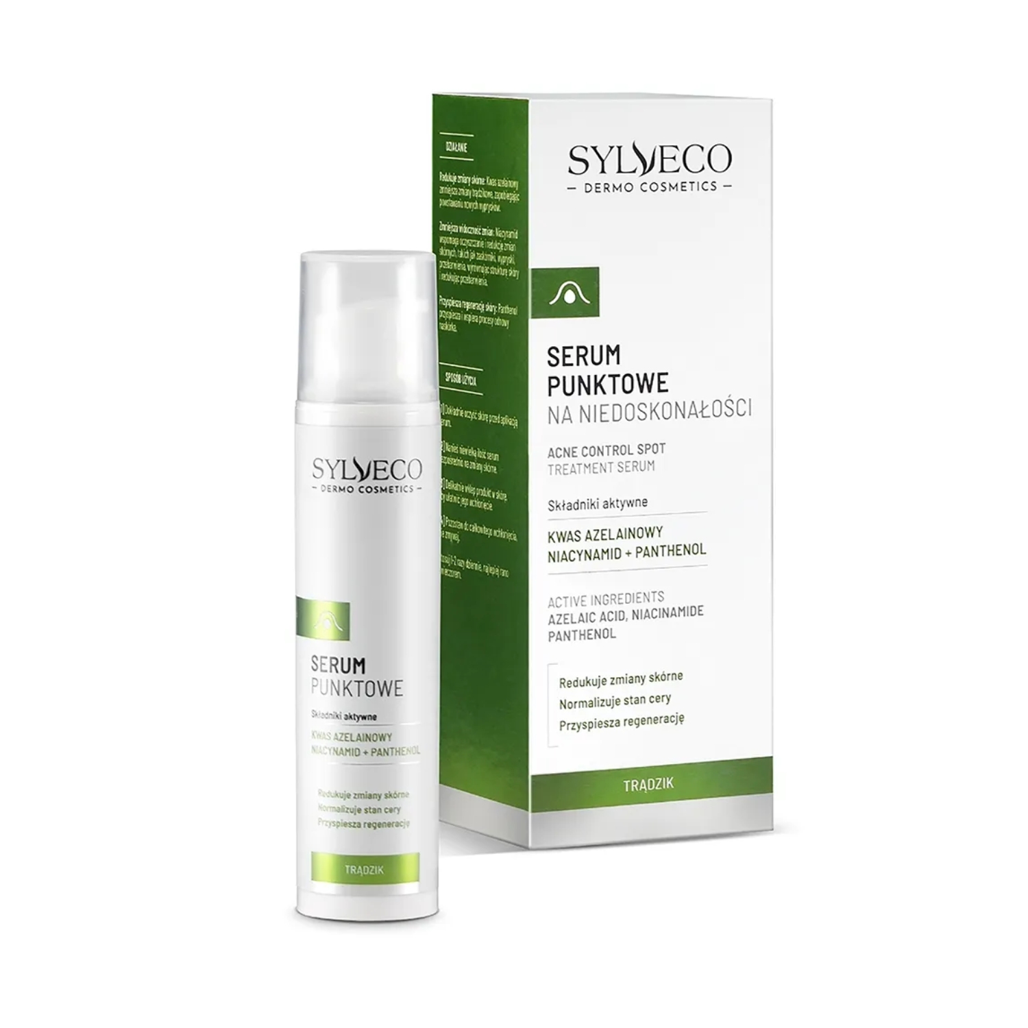 Sylveco dermo, serum, punktowe na niedoskonałości, 15 ml (data ważności: 31.03.2026)