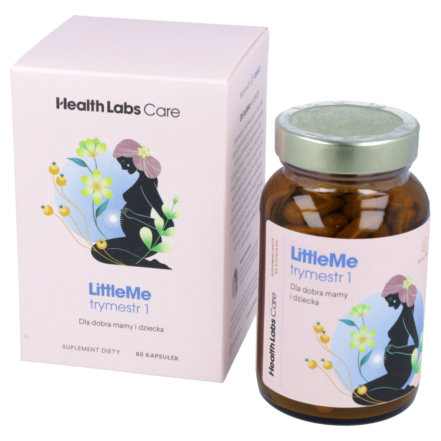 Health labs care littleme, trymestr 1, 60 kapsułek