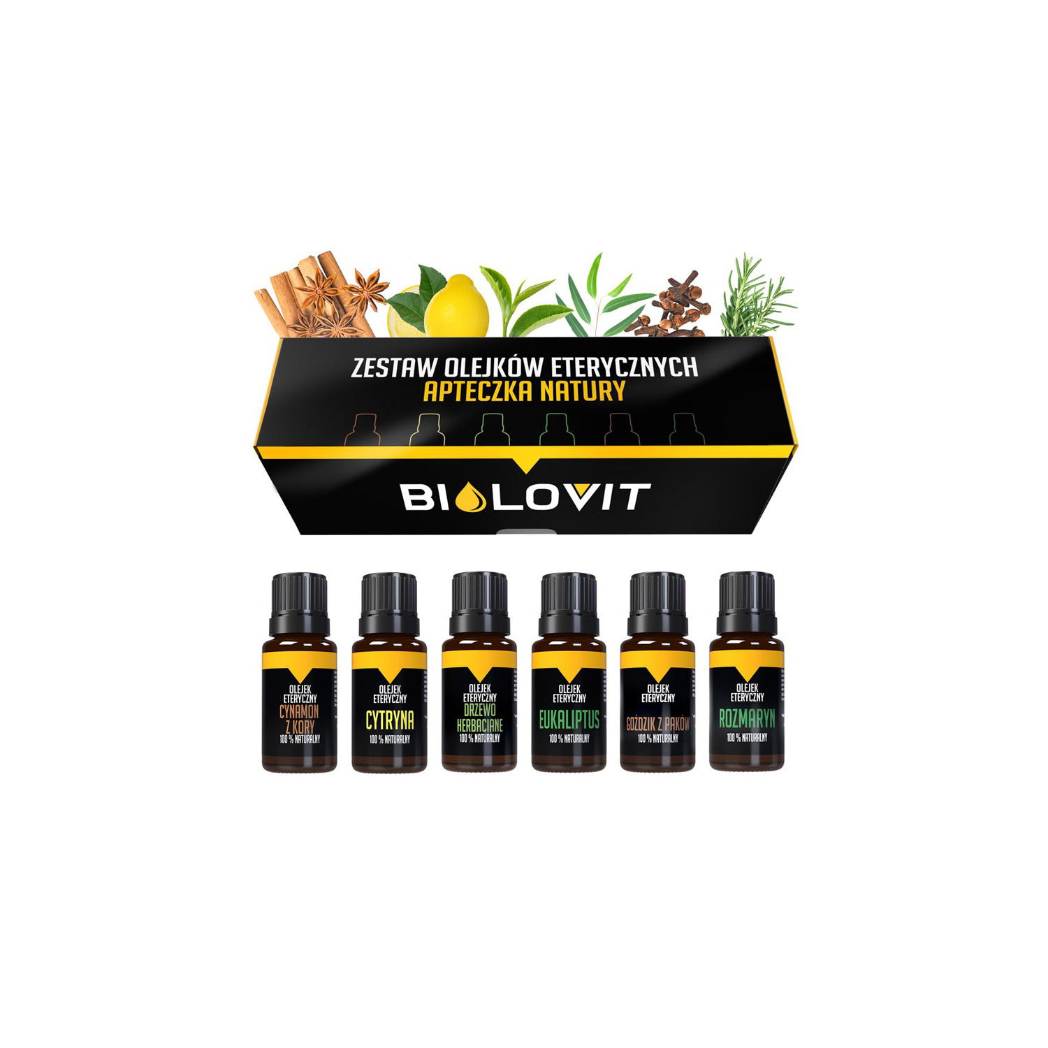 Bilovit - zestaw olejków eterycznych apteczka natury, 1 zestaw